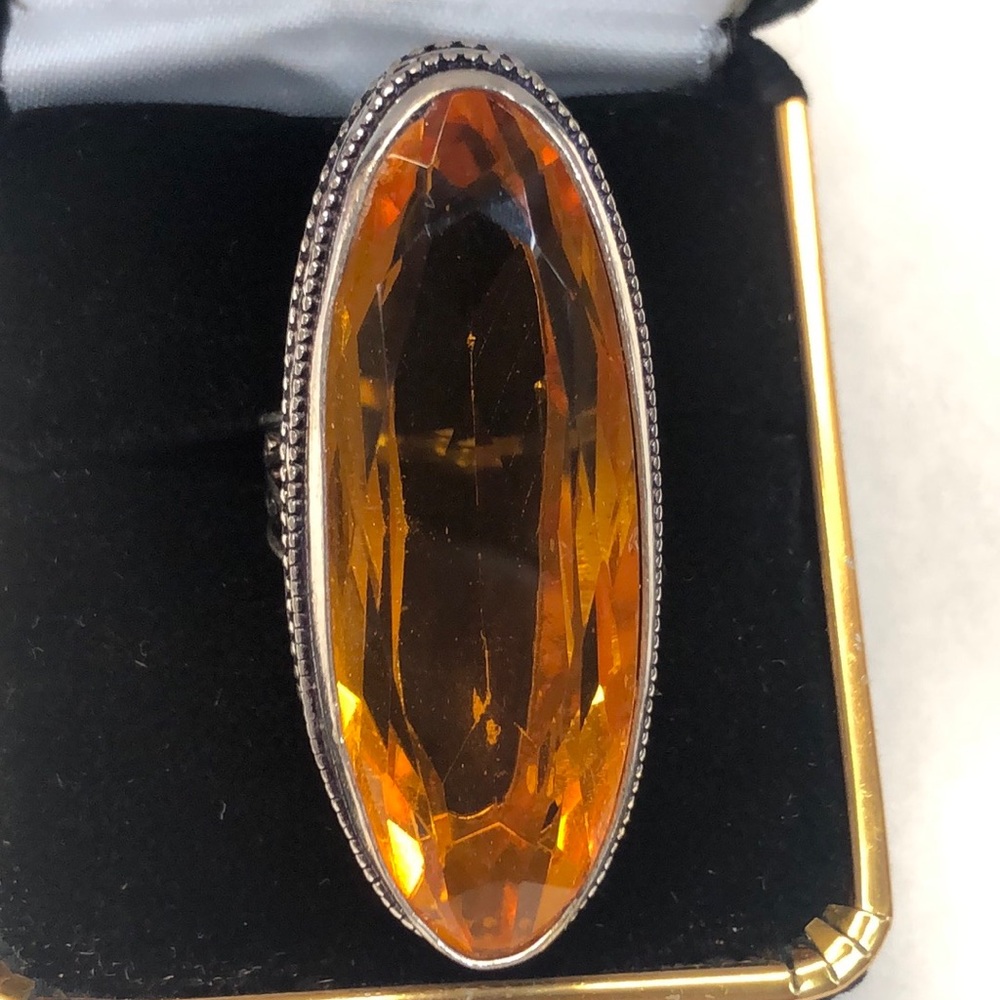 Honey Citrine Ring View 2